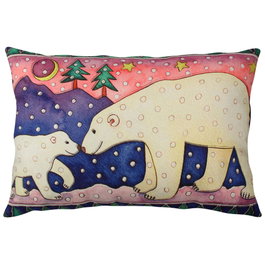 Aberto Design Cojín Multicolor 33 x 48 cm